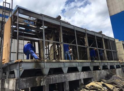 冷卻塔填料如何換？